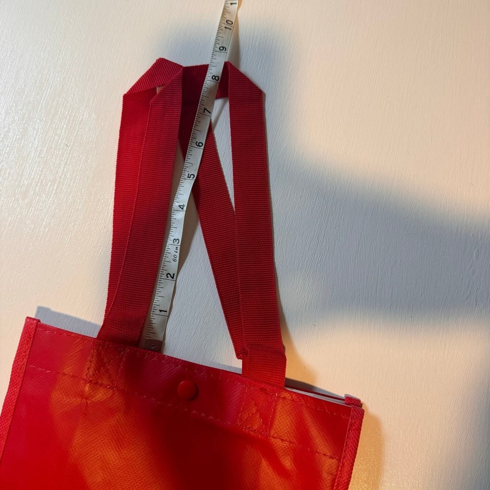 NWOT Lululemon White & Black ‎ Reusable Tote Bag with button clap to close - Picture 5 of 7